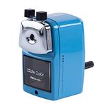 Deli W0620 Rotary Pencil Sharpener Machine Stationery Auto Feed Automatic Sharpener, Pack of 1 - Blue