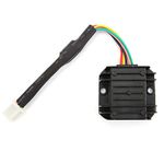 Motorcycle Regulator Rectifier, Universal 5 pin 5 wire Aluminum Motorcycle Regulator Rectifier Voltage Rectifier