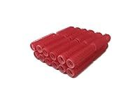 Pack of 24 Mini Small Hair Rollers Self Grip Vented Pro Salon Hairdressing Curlers (Red)