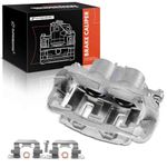 A-Premium Disc Brake Caliper Assembly with Bracket Compatible with Select Acura and Honda Models - CR-V 07-11, Accord Crosstour 10-11, Odyssey 05-10, RDX 07-12, Crosstour 12-15 - Front Left Driver