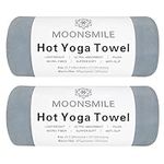 MOONSMILE 2 Pack Hot Yoga Mat Towel