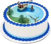 DecoPac Fisherman with Action Fish DecoSet Cake Decoration, 3 Piece Set, (16334)