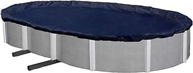 Winter Block Premium Winter Pool Cover for Above Ground Oval Pool, 15' x 24' Ft., Aboveground Pools Winter Cover, 8-Year Warranty, Includes Winch and Cable, Strength & Durability, UV Protection