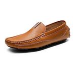 Bruno Marc Men's Tan Driving Moccasins Loafers Slip on Loafer Shoes Size 11 BM-Pepe-2