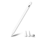 Stylus Pen for iPad with Palm Rejection, JAMJAKE 2X Fast Charging Pencil Compatible with 2018-2024 iPad 10/9/8/7/6, iPad Pro 11", iPad Pro 12.9" 6/5/4/3, iPad Air 5/4/3, iPad Mini 6/5