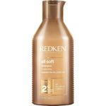 Redken Shampoo, All Soft Shampoo For Dry/Brittle Hair, Shampoo Provides Intense Softness and Shine, Nourishing Shampoo, For All Hair Types, With Argan Oil, 300 ML