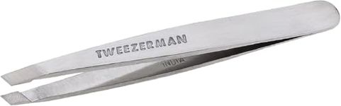 Tweezerman Mini Slant Tweezer, Classic Stainless