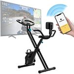 Bluefin Fitness Tour Lite Exercise Bike | Exercise Bike Home Use | Fitness For Home Training | Kinomap Compatible | Foldable Home Bike | Console | Magnetic Resistance Exercise Bike | Folding Bike