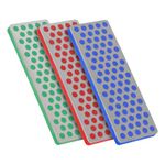 DMT W7EFC Diamond Whetstone Mini Diamond Stone - Coarse / Fine / Extra-Fine - Set of 3, Grey