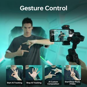 ZHIYUN Smooth-5S AI Pro 3-Axis Smartphone Gimbal Stabilizer with Tripod