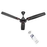 Candes stars Ceiling Fans For Home 1200Mm / 48 Inch With Remote Control | Bee 3 stars Rated, High Air Delivery & Noiseless | Remote Fans For Home Ceiling | 1+1 Years Warranty | Coffee Brown