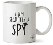 Hippowarehouse I am Secretly a spy Printed Mug Cup Ceramic 10oz