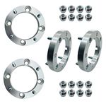 Heavy Duty 1" Wheel Washers Replacement for 4/156mm Bolt Pattern Polaris 3/8" Studs 12mm Wheels 2008-2014 RZR Ranger 500/800 (4 Pack)