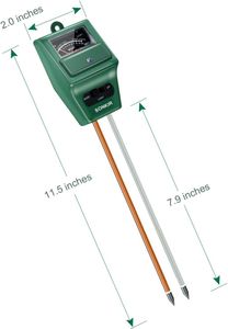 Sonkir 3-in-1 Soil pH Meter – Moisture, Light, pH Tester for Garden & Indoor Plants