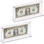 IEEK Acrylic Dollar Bill Frame Curr