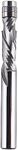 SpeTool Compression Spiral Flush Trim Router Bit 3/8 Inch Shank with Bottom Bearing 1-1/4" Cutting Length Carbide Up Down CNC Pattern Router Bit for Template Woodwork