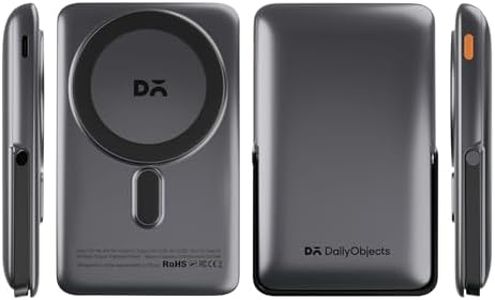 DailyObjects SURGE™ 10000 mAh Fast Charging 3.0 Magnetic Wireless Battery Power Bank Compatible with iPhone 15,14,13,12 and All Qi enabled phones and earbuds | Multi-layer chipset safety Protection