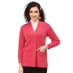 Monte Carlo Gajri Mix Solid V Neck Cardigan