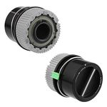 X AUTOHAUX 1 Pair 4WD Front Manual Wheel Locking Hub 1C3Z-3B396-DA 4X4 Black