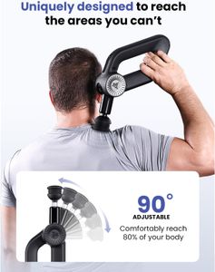Bob and Brad D6 Pro Deep Tissue Massage Gun – 16mm Amplitude, OLED, 7 Heads