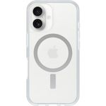 OtterBox Sleek Series MagSafe Case for iPhone 16, Shockproof, Drop Proof, Ultra-Slim, Protective Thin Case, Tested to Military Standard, Clear, Non-Retail Packaging