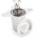 Tea Infuser with Dual-use Coaster Lid