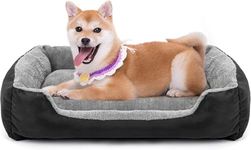 DogBaby Orthopedic Dog Bed, Dog Beds for Medium Dogs, Washable Dog Bed Comfortable and Breathable Dog Bed Medium, Soft Cotton Large Pet Bed with Nonskid Bottom