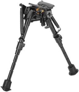 Caldwell XLA Pivot Bipod 6" - 9" with Adjustable Notched Legs and Slim Folding Design for Easy Transport, Rifle Stability, and Target Shooting