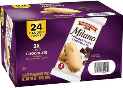 generic Double Dark Chocolate Milano Cookies (24 Pack 48 cookies!)