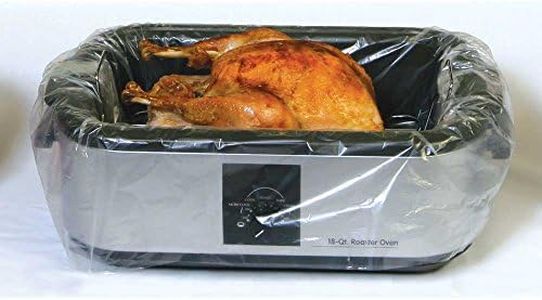 PanSaver 42120 Electric Roaster Liners, Set of 36 (16 to 22-Quart, 34 x 18-Inch, NSF)
