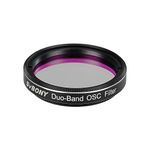 SVBONY SV220 Telescope Filter, 1.25 inches Dual-Band Nebula Filter, H-Alpha and O-III Narrowband Filter for One-Shot Color Cameras, Light Pollution Filter for Astrophotography