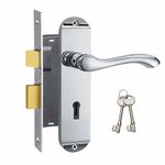 HENYIN Polished Chrome Bedroom Door Lock Set(Z01-ET-45)