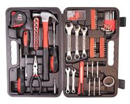 CARTMAN 148 Piece Automotive and Household Tool Set - Perfect for Car Enthusiasts and DIY Home Repairs