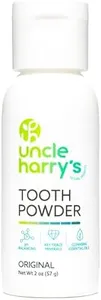 Uncle Harry's All Natural Tooth Powder | Alkalizing Remineralizing Enamel Support & Whitening Toothpaste for Sensitive Teeth | Powder Toothpaste for Gum Health & Fresh Breath (2 oz)