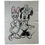 Pluchi Disney Cotton Knitted Ac Blanket for Baby/Infant/New Born for Use in All Seasons (80x100 cm) (Daisy Minnie)