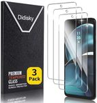 Didisky 3 Pack Tempered Glass Screen Protector for Motorola Moto G14/G54/G54 Power, Scratch-Resistant, 9H Hardness, No Bubbles, High Definition Screen Protector, Easy to Use