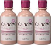 Caladryl Lotion, Calamine Plus Itch Reliever, 6-Ounce Bottles (Pack of 3)