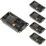 Dealikee 5pcs ESP8266 CP 2102 ESP-12E Internet WiFi Development Board Open Source Serial Wireless Module for Arduino Micropython