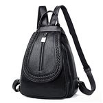 Eshow Women Backpack Ladies Rucksack Chest Bag Leather PU Shoulder Bags Anti-Theft Crossbody Bag for Women Girl’s Multifunctional Oxford Fashion Daypack Handbag