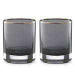 Kate Spade New York South Street Double Old Fashioned Bar Drinking Glasses, Set of 2