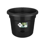 elho Green Basics Tomato Pot 33 - Flower Pot for Outdoor & Grow your Own - Ø 33.5 x H 26.0 cm - Black/Living Black