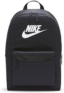 Nike Unisex Heritage Backpack 24L, Black/Black/White, 24 Litre