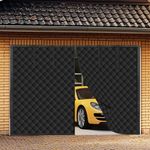 Winter Garage Door Screen, Garage Door Insulation Kit, Magnetic Thermal Insulated Door Curtain for 1 Cars Garage Door, Garage Privacy Screen, Weatherproof Soundproof, Blackout(9 * 7Ft)