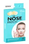 GENDA Blackhead Remover Nose Pore Strips for Deep Cleansing, Clears Black head and Instant Pore Unclogging - 12 Strips