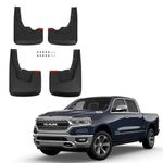 RMOURTEKK Premium Mud Flaps Compatible with Dodge Ram 2019-2023 Ram 1500 (New Body Style) with OEM Fender Flares Custom Front and Rear Mud Guard Set (4pcs-Set)