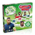 Winning Moves World Football Stars Guess Who? Board Game Green, Play with Messi, Ronaldo, Harry Kane, Salah, easy to set up, gift for ages 6 plus