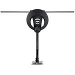 Antennas Direct ClearStream 1MAX Indoor Outdoor TV Antenna, UHF VHF, Multi-Directional, 40+ Mile Range, 4K 8K UHD NEXTGEN TV – w/ 20-inch Mast (Black), Compact