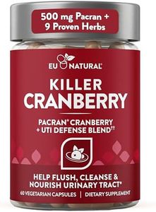 9-In-1 Killer Cranberry Pills for Women – UTI Defense Blend with Clinically Studied Ingredients – 9 Extract Urinary Tract Supplement – Pine Bark, Propolis, Vitamin D & More – 60 Fast-Acting Capsules