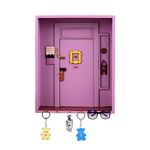 Friends Key Holder, Friends TV Show Merchandise Cute Key Holder for Wall, Friends TV Show Merchandise, Friends TV Show Gifts, Key Hangers for Wall Decorative,Entryway (Purple)