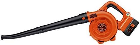 BLACK+DECKER 40V MAX Cordless Blower, Hard Surface Sweeper, Variable Speed Up To 120 MPH, with Battery and Charger (LSW36)